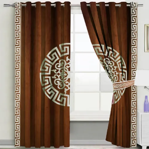 Jacquard blackout curtains