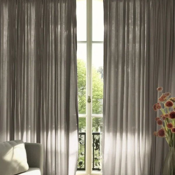 Cassie Linen Blend Custom Curtains